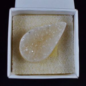 1 1/2" Amethyst Tear druse cabochon