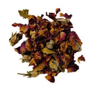 1 Lb Red Rose Buds & Petals (Rosa centifolia)