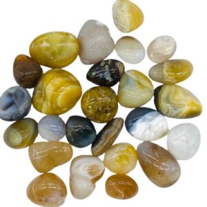 1 lb Agate, Natural tumbled stones
