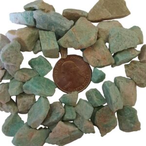 1 lb Amazonite untumbled stones