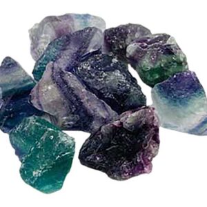 1 lb Fluorite, Rainbow untumbled stones