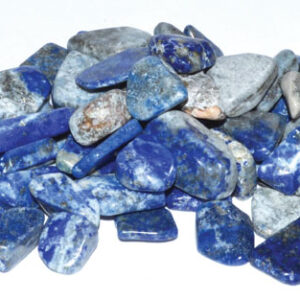 1 lb Lapis tumbled chips 7-9mm