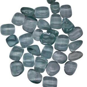 1 lb Obsidian, Blue tumbled stones synthetic