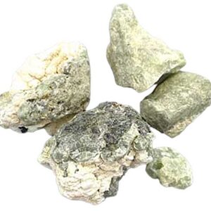 1 lb Prenhite with Rutile untumbled stones