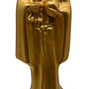 10" Gold Holy Death candle