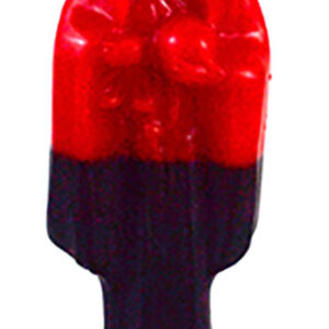 10" Red/ Black Holy Death candle