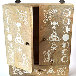 11 1/2"x 9 3/4"x 2 1/2" Moon Phases hnging cabnet