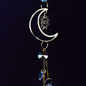 12" Crescent Moon Eye sun catcher