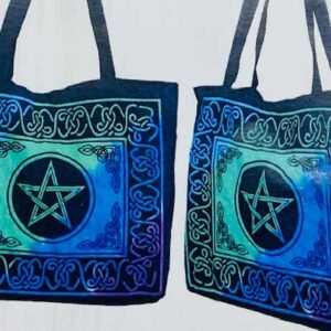 15.7" x 17.7" Pentagram tote  bag