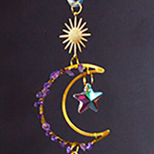 16"  Celestial Crescent sun catcher