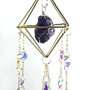 18" Amethyst sun catcher