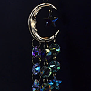18" Crescent Moon sun catcher