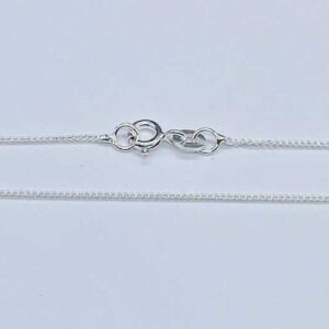 18" Sterling Curb chain