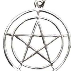 2-Circle Pentagram sterling