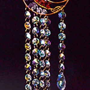21" Gemstone & Moon sun catcher