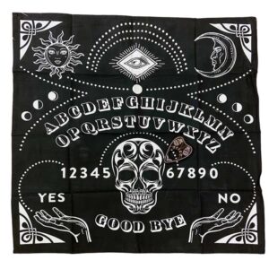 24"x24" Ouija, Black mat