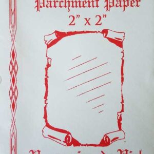 2" x 2" Sheep Skin parchment paper