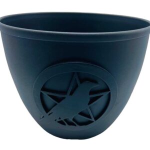 3 1/2" Pentagram & Bird candle holder