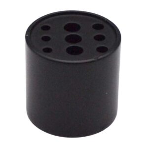 3/4" Black brass holder  9 holes