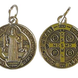 3/4" St Benedict amulet