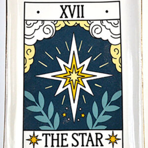 4 1/2" x 6 1/2" Star tarot dish