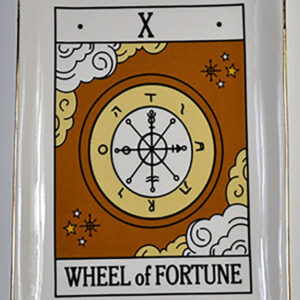 4 1/2" x 6 1/2" Wheel of Furtune tarot dish