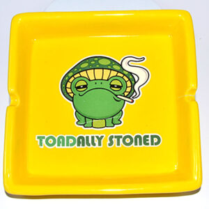 4 3/4" Toadally Stoned ashtray