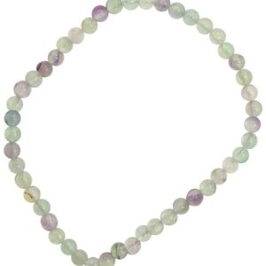 4mm Fluorite stretch bracelet