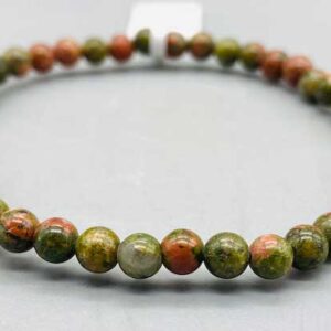 4mm Unakite bracelet