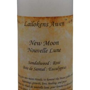 4" New Moon scented Lailokens Awen candle