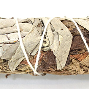 4" White Sage & Patchouli smudge stick