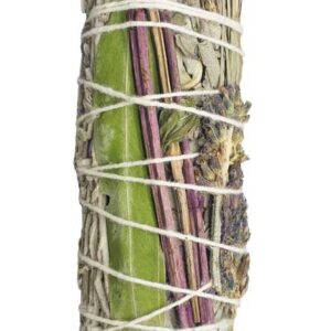 4" White Sage W 7 Herbs smudge stick