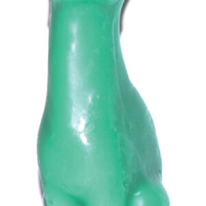 5 1/2" Green Cat candle