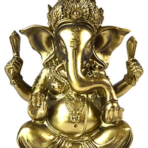 5 3/4" gold Ganesha