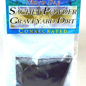 .5oz Graveyard Dirt sachet powder consecrated