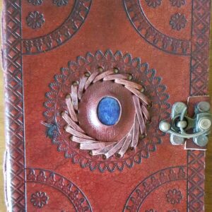 5" x 7" God's Eye Embossed leather w/ latch