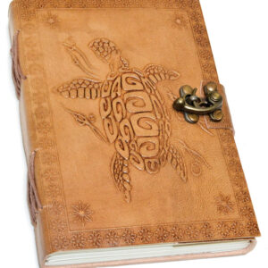 5" x 7" Turtle Embossed leather w/ latch
