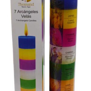 6 3/4" 7 Archanglkes Pillar candle