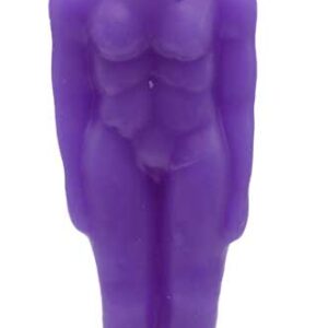6 3/4" Purple Man candle