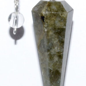 6-sided Labradorite pendulum