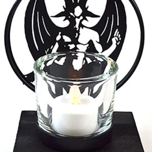 6" Baphomet tealight holder