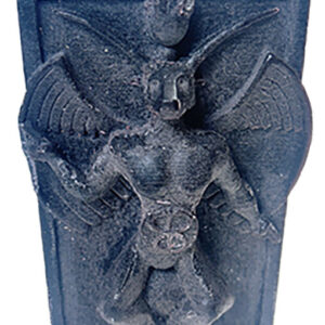 6" Black Baphomet candle