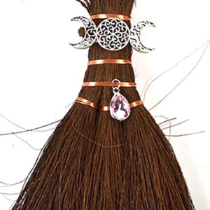 6" Triple Moon broom