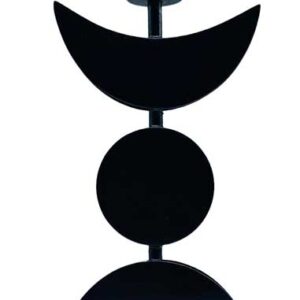 7" Triple Moon candle holder