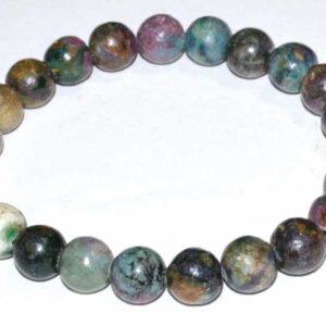 8mm Apatite, Ruby bracelet