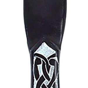 8" Black Celtic soapstone athame