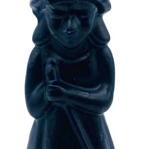 8" Black Witch candle