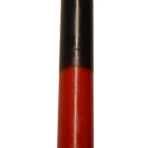9" Black/ Red pillar candle