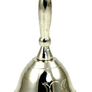 Altar Bell with Triple Moon Design 2 1/2"