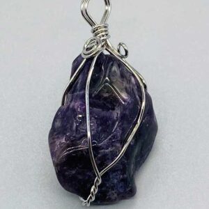 Amethyst wire wrapped